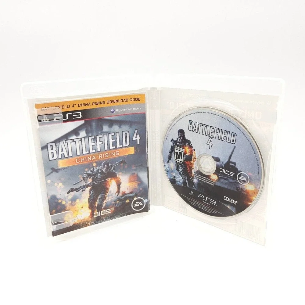 Lot Of PS3 Video Game Battlefield 3, 4 Bad Company 2 Hardline Sony Playstation 3